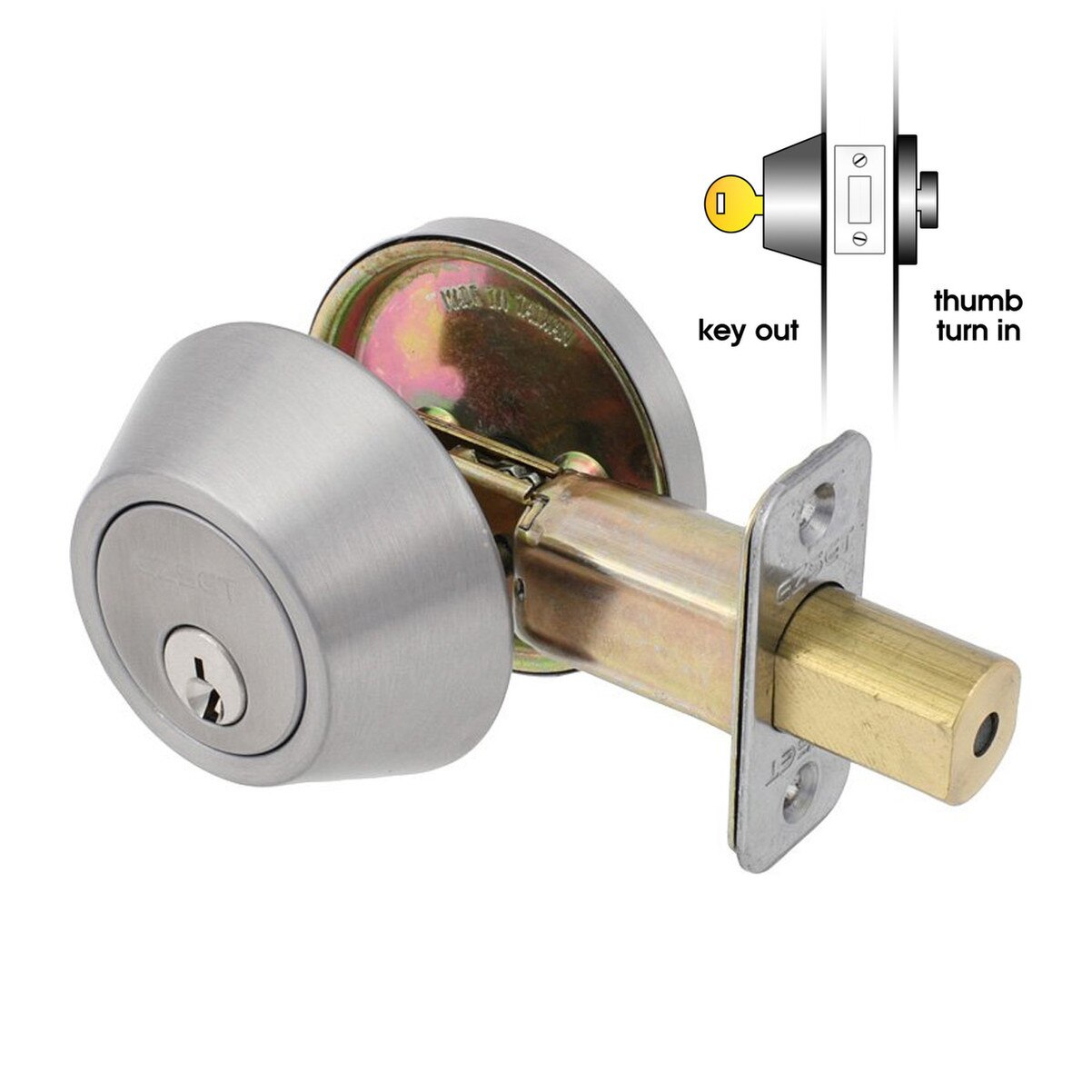 LU Deadbolt, Single Cylinder